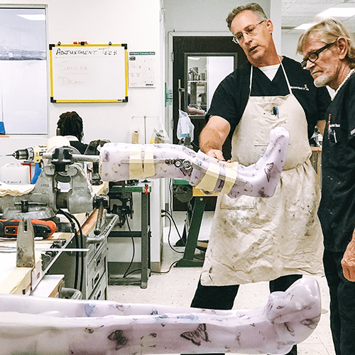 prosthetic leg manufacturing