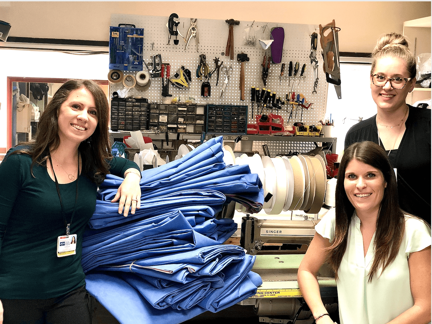 WCBL practitioners make sleeping bags for the homeless, sleeping bags for homelessness
