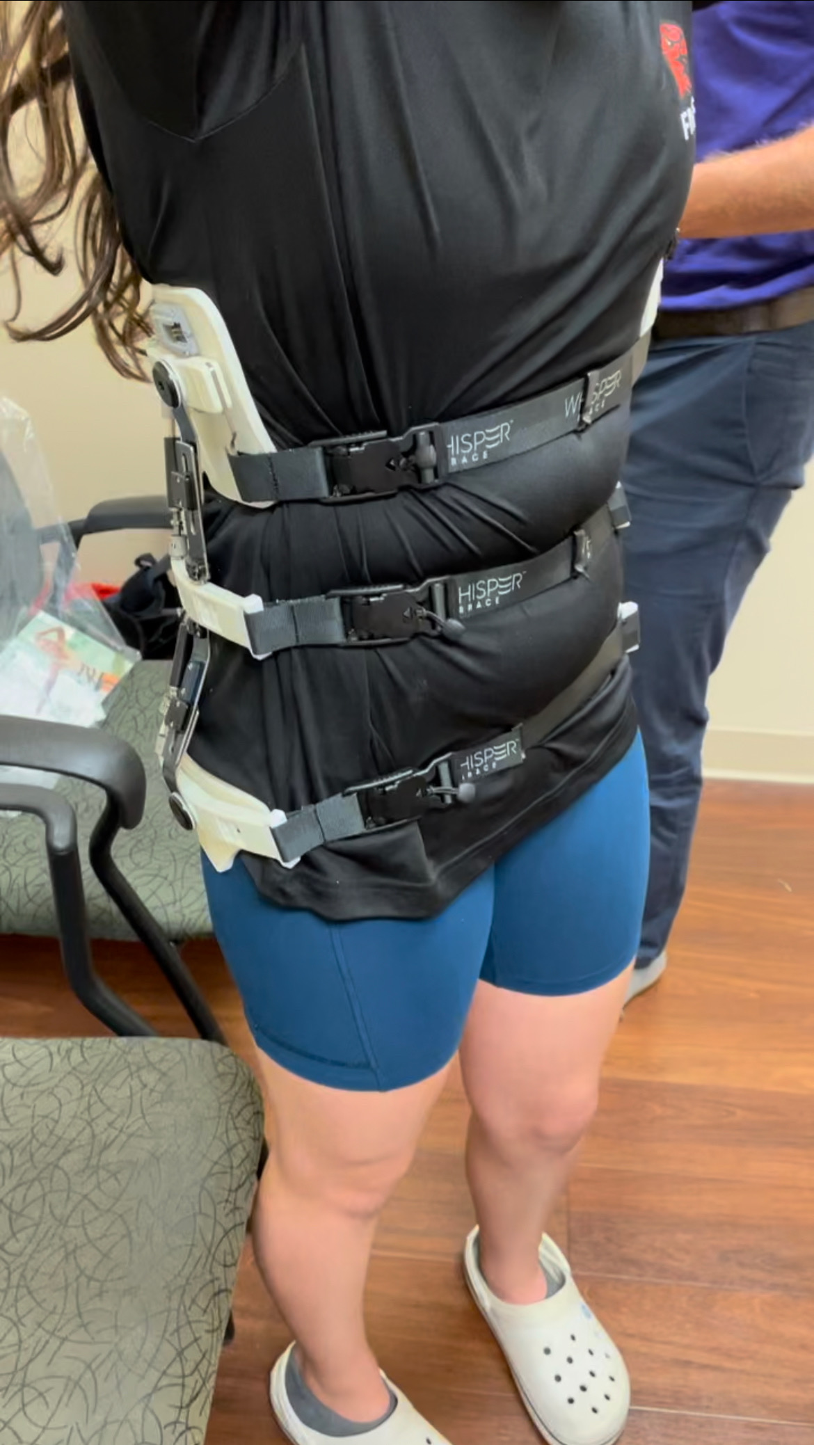 Whisper Scoli Brace front Side view